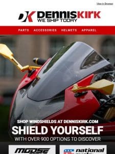 Shop Windscreens and Fairings Options For Your Sport Bike!