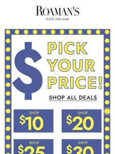 Shop items from just $10!
