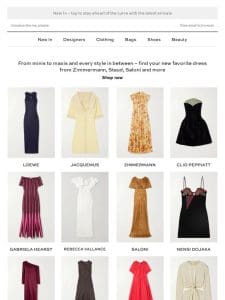 Shop up to 50% off dresses
