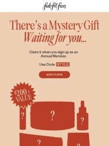 Sign up and claim your Mystery Bundle!