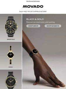 Simply Iconic: Black & Gold