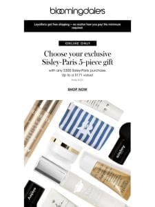 Sisley-Paris: Choose your 4-piece gift