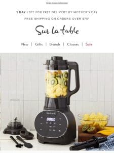 Small appliances， big savings. Up to 30% off Sur La Table electrics.