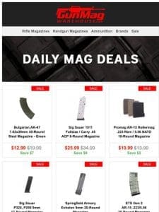 Snag These Mag Deals | Bulgarian AK-47 7.62×39 30rd Green Mag for $13