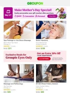 Spa Package or Hot-Stone Massage and More
