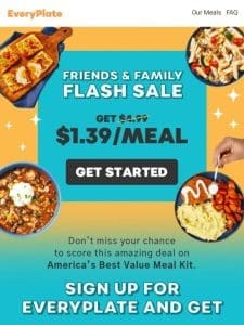 Spread the news: Friends & Family Flash SALE