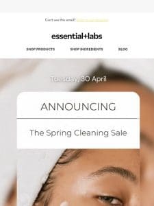 Spring Cleaning Sale