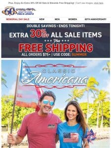 Stars – Stripes & Savings – Today Only