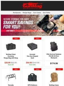 Store Your Gear With These Deals| Bulldog Cases Economy Range Bag for $29