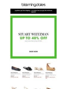 Stuart Weitzman: Up to 40% off