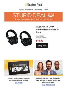 Stupid Deal of the Day now available!