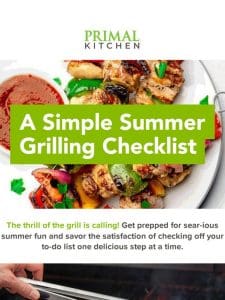 Summer Grilling Checklist