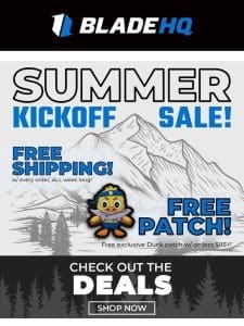 Summer Kickoff Sale begins! Check out the deals!