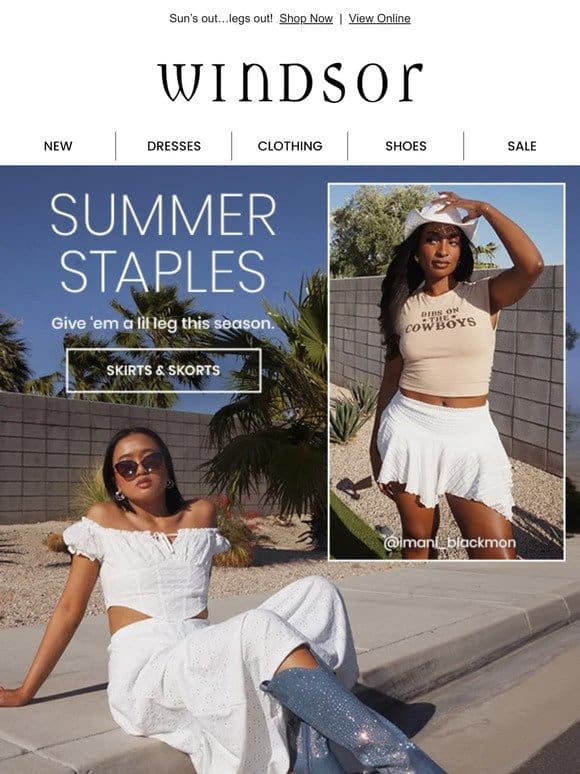 Summer Staples: Shorts & Skirts Edition
