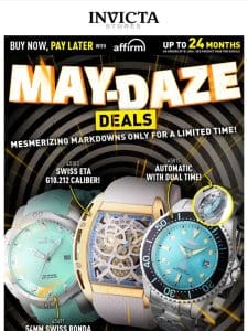 Summer Watches Starting At $22 ‍ MAY-DAZE DEALS❗️