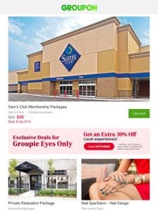 Sunday Savings Start Here: Sam’s Club Membership for Only $20!