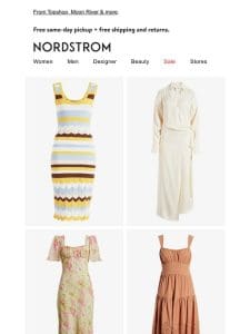 Sunny days + trending dresses =