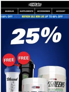 Support your immunity for 25% OFF !