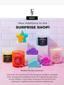 Surprise!   NEW Shower Steamers & Scrubs