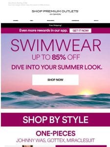 Swim Up to 85% Off