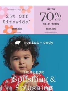 Swim staples， now 25% off