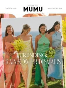 THE BRIDESMAIDS TREND YOU HAVEN’T SEEN