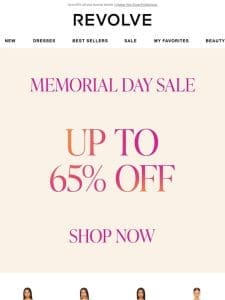 THE MEMORIAL DAY SALE IS HERE