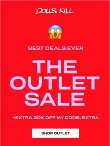 THE OUTLET SALE