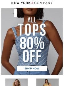 THIS JUST IN⚠️ALL TOPS 80% OFF⚠️