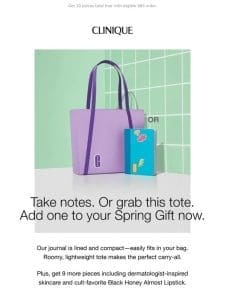 TOTE or JOURNAL ? Get one now in your Spring Gift.