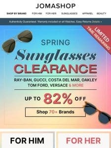 ?? TRENDING NOW: SPRING SUNGLASSES PRICE DROP