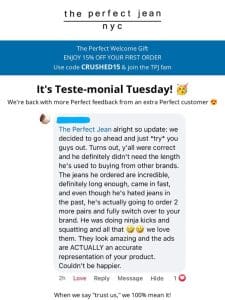 Teste-monial Tuesday Vol. 3: The Follow Up