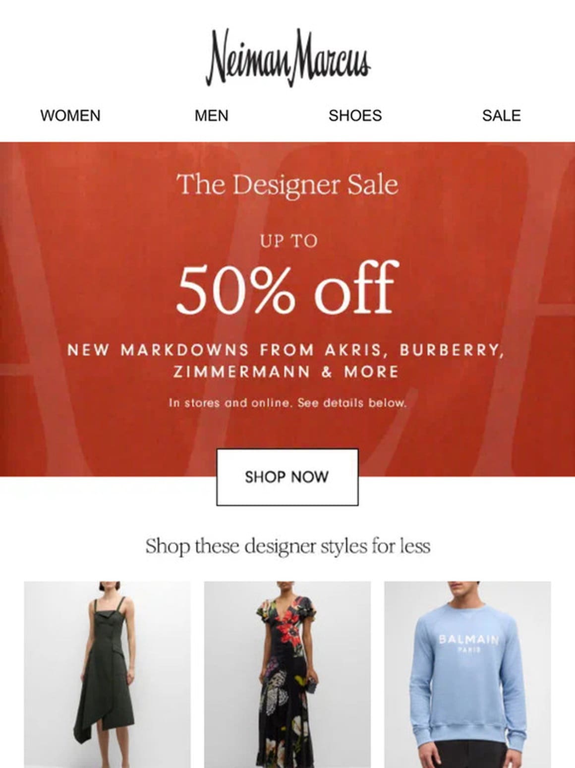 The Designer Sale: These styles are going fast