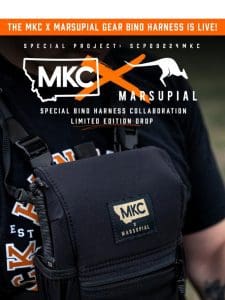 The MKC x Marsupial Bino Harness is LIVE!!