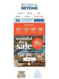 The Memorial Day sale ENDS Tomorrow