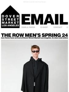 The Row SS24 collection new items have arrived at Dover Street Market Los Angeles and on the DSMNY E-SHOP