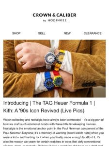 The TAG Heuer Formula 1 | Kith: A ’90s Icon Revived