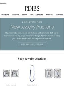 They’re here: Top jewelry auction picks