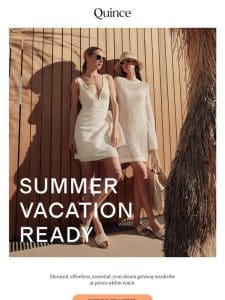 They’re here: summer vacation essentials