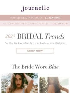 This Year’s Top Bridal Trends