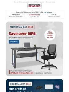 Three words: Memorial. Day. SALE!