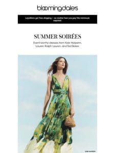 Timeless dresses for summer invites