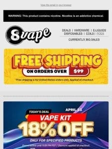 ? Today’s Deal – 18% off Vape Kit