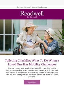 Toileting + mobility challenges: maintaining dignity and prepping your home