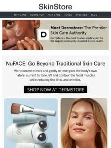 Tone and tighten your skin with NuFACE at Dermstore