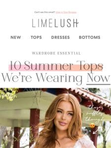 Top 10 Must-Have Summer Tops  ‍♀️✨