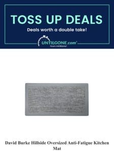 Toss-Up Deals – 36% OFF David Burke Hillside Oversized Anti-Fatigue Kitchen Mat