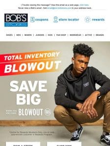 Total Inventory Blowout – Everything on Sale