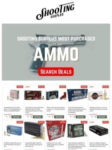 Trending Ammo Deals: 9mm， 22LR， 5.56， 300BLK – Shop Now!