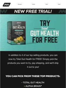 Try Total Gut Health For FREE